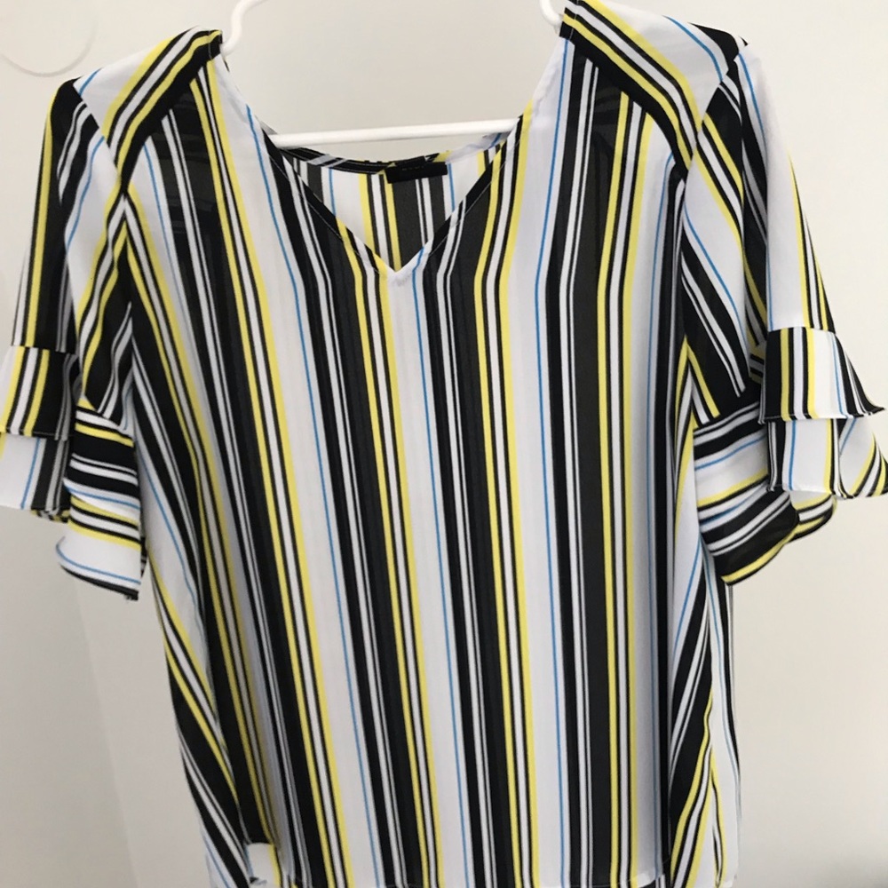 Worthington Striped Professional Blouse